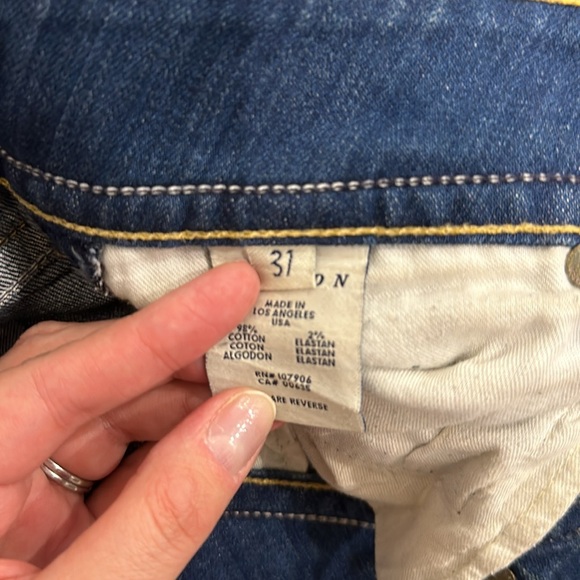 🇬🇧 HUDSON Low Rise Bootcut Flare Jeans Vintage - Picture 7 of 11